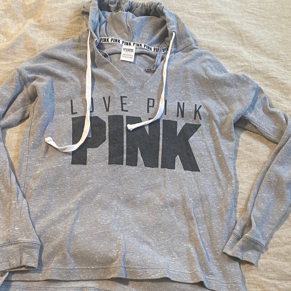 VS Pink pullover hoodie